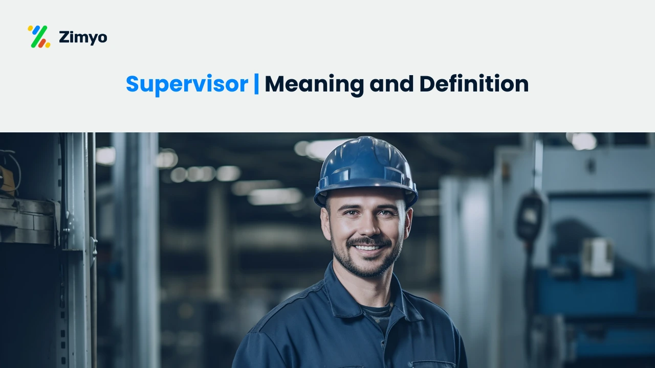 supervisor meaning, supervisor